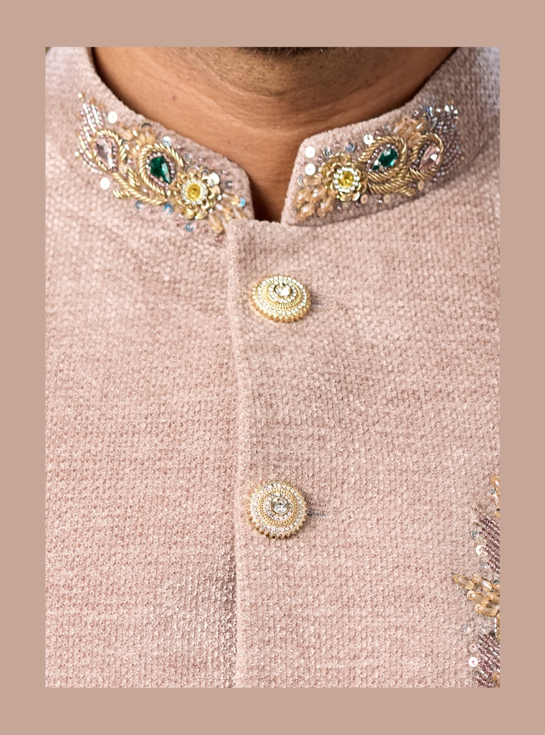 DUSTY PINK JODHPURI 